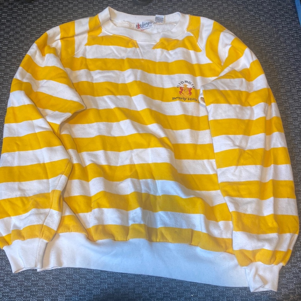 Giorgio Beverly Hills Crewneck. Estimated Size Mens Medium.